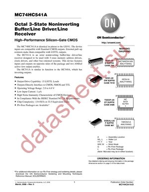 MC74HC541ANG datasheet  